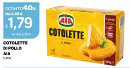 Ekom Cotolette di pollo AIA offerta