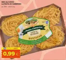 Tigre Nidi all'uovo LA PASTA DI CAMERINO offerta