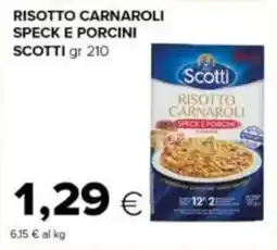 Tigre Risotto carnaroli speck e porcini SCOTTI offerta