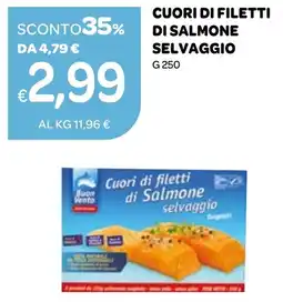 Ekom Cuori di filetti di salmone selvaggio offerta
