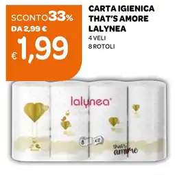 Ekom Carta igienica that's amore LALYNEA offerta