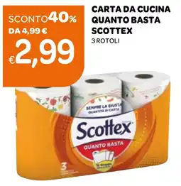 Ekom Carta da cucina quanto basta SCOTTEX offerta