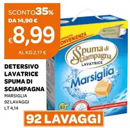 Ekom Detersivo lavatrice spuma di sciampagna marsiglia offerta