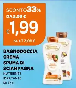 Ekom Bagnodoccia crema spuma di nutriente, idratante offerta