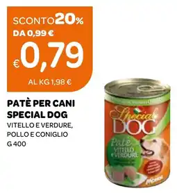 Ekom Patè per cani special dog vitello e verdure, pollo e coniglio offerta