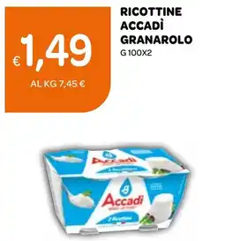Ekom Ricottine accadi granarolo offerta