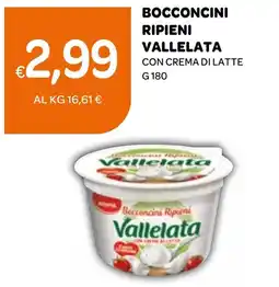 Ekom Bocconcini ripieni vallelata con crema di latte offerta