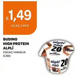 Ekom Budino high protein alplì cacao, vaniglia offerta