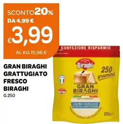 Ekom Gran biraghi grattugiato fresco BIRAGHI offerta