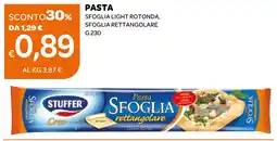 Ekom Pasta sfoglia light rotonda, sfoglia rettangolare offerta