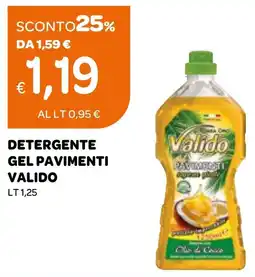 Ekom Detergente gel pavimenti VALIDO offerta