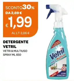 Ekom Detergente VETRIL Vetri & multiuso spray offerta