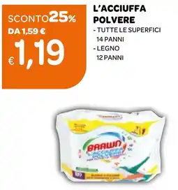 Ekom L'acciuffa polvere tutte le superfici 14 panni legno 12 panni offerta
