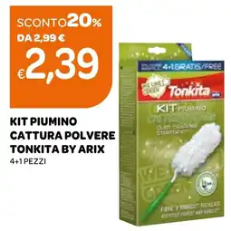 Ekom Kit piumino cattura polvere tonkita by arix 4+1 pezzi offerta