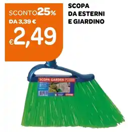 Ekom Scopa da esterni e giardino offerta