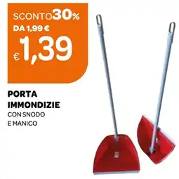Ekom Porta immondizie con snodo e manico offerta