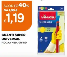 Ekom Guanti super universal piccoli, medi, grandi offerta