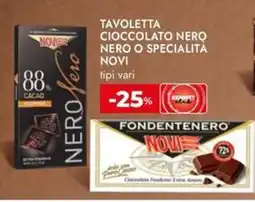 Bennet Tavoletta cioccolato nerq nero o specialita NOVI offerta