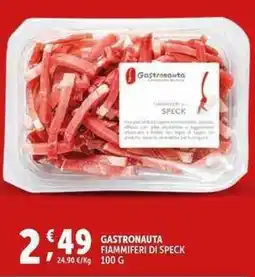 Deco Supermercati Gastronauta fiammiferi di speck offerta