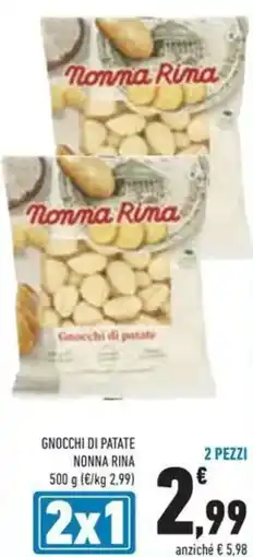 Conad Gnocchi di patate NONNA RINA offerta