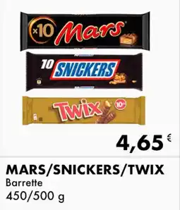 Iper Tosano MARS/SNICKERS/TWIX Barrette offerta