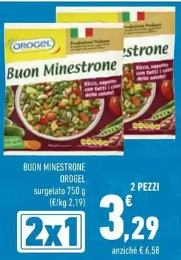 Conad Buon minestrone OROGEL surgelato offerta