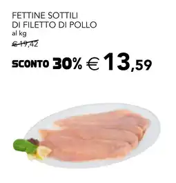 Esselunga Fettine sottili di filetto di pollo offerta