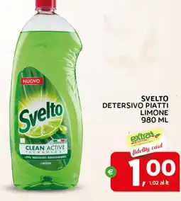 Extra Supermercati Svelto detersivo piatti limone offerta