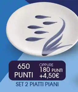 Extra Supermercati Set 2 piatti piani offerta