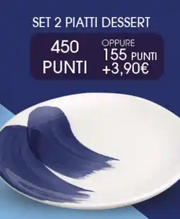Extra Supermercati Set 2 piatti dessert offerta