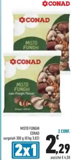 Conad Misto funghi CONAD surgelati offerta