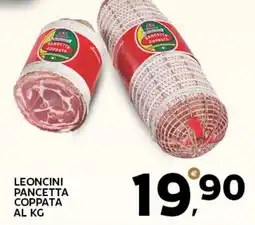 Extra Supermercati Leoncini pancetta coppata offerta