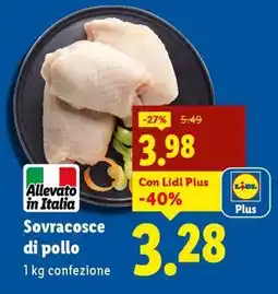 Lidl Sovracosce di pollo offerta