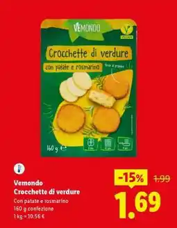 Lidl Vemondo Crocchette di verdure offerta