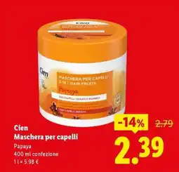 Lidl Cien Maschera per capelli offerta