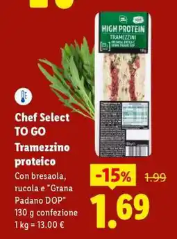 Lidl Chef Select To Go Tramezzino proteico offerta