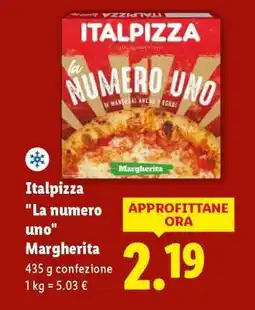 Lidl Italpizza 'La numero uno' Margherita offerta