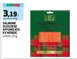 Coop SALMONE SCOZZESE AFFUMICATO KV NORDIC offerta