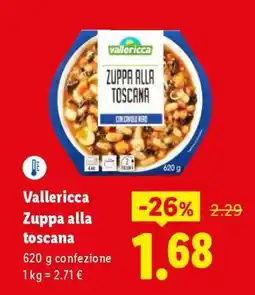 Lidl Vallericca Zuppa alla toscana offerta