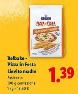 Lidl Belbake - Pizza in Festa Lievito madre offerta