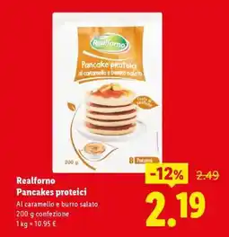 Lidl Realforno Pancakes proteici offerta