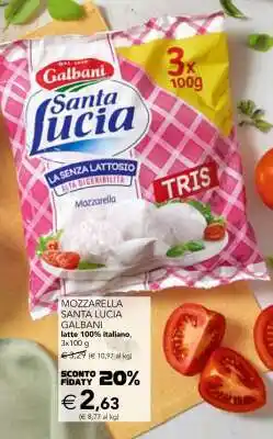 Esselunga MOZZARELLA SANTA LUCIA GALBANI offerta