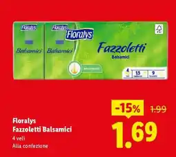 Lidl Floralys Fazzoletti Balsamici offerta