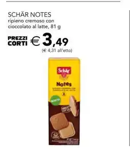 Esselunga SCHÄR NOTES offerta