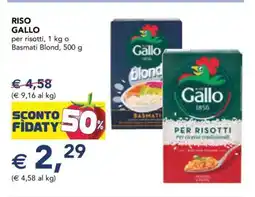Esselunga RISO GALLO offerta