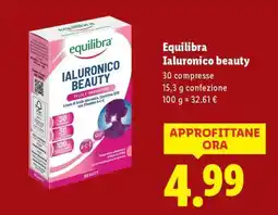 Lidl Equilibra Ialuronico Beauty offerta
