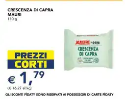 Esselunga Crescenza di Capra Mauri offerta
