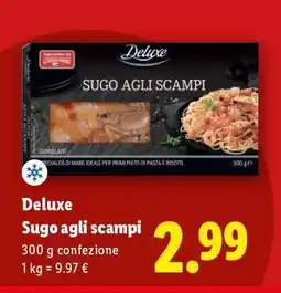 Lidl Deluxe Sugo agli scampi offerta