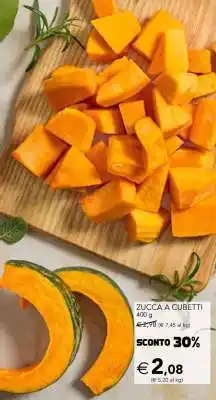 Esselunga Zucca a cubetti offerta
