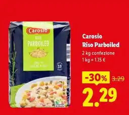 Lidl Carosio Riso parboiled offerta